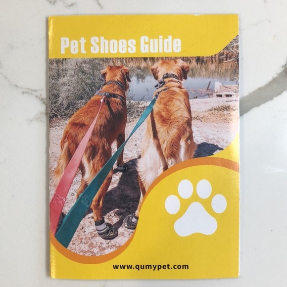 🎄QUMY dog boots waterproof  dog boots reflective strips red anti-slip SZ 7 (4) - Picture 2 of 5